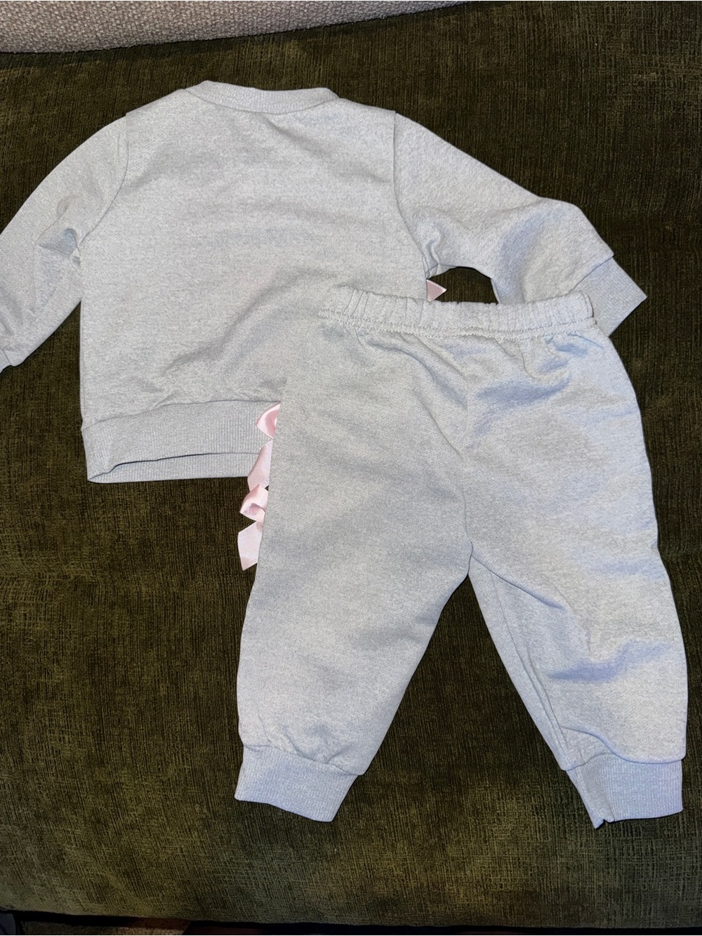 Juicy Couture Pink Plush Set & Gray Bow-Trim Knit Set - Picture 3 of 6